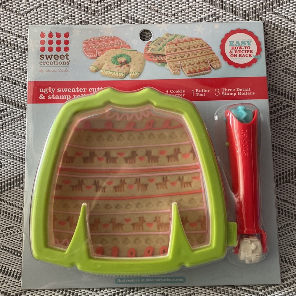 Sweet Creations ugly sweater cookie cutter